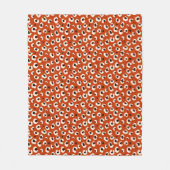 Bold Leopard Print Stilvolle Animal Fleece Blanket (Vorderseite)