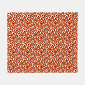 Bold Leopard Print Stilvolle Animal Fleece Blanket (Vorderseite (Horizontal))