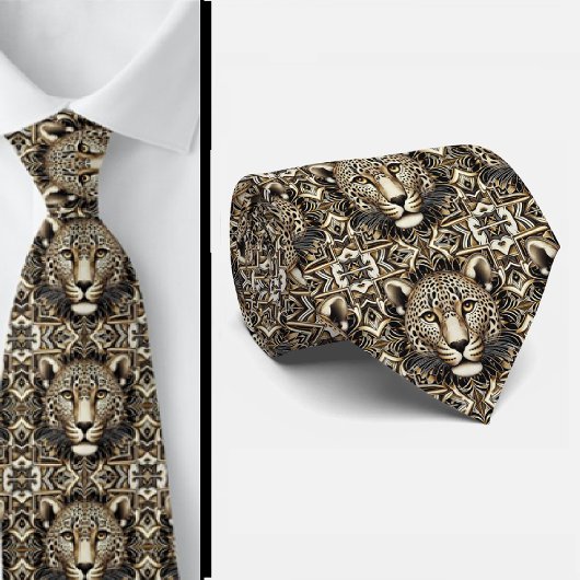 Bold Leopard Tie | Masculine Men's Fashion Krawatte