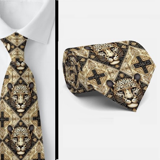 Bold Leopard Tie | Masculine Men's Fashion Krawatte