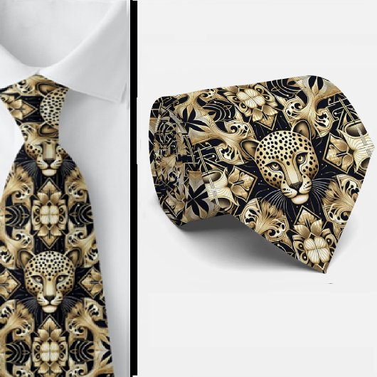 Bold Leopard Tie | Masculine Men's Fashion Krawatte