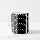 Bold Letter I Muster Alphabet Kaffeetasse (Vorderseite Links)