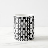 Bold Letter T Muster Alphabet Kaffeetasse (Mittel)