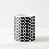 Bold Letter X Muster Alphabet Kaffeetasse (Mittel)