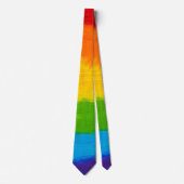 Bold LGBT Pride Rainbow Necktie - Ölmalerischer St Krawatte (Vorderseite)