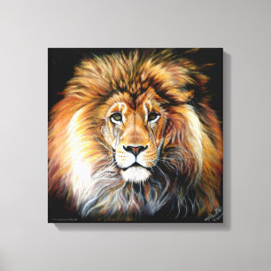 Bold Lion Canvas Print Leinwanddruck