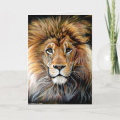 Bold Lion Grußkarte Karte (Vorderseite)