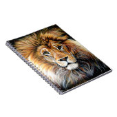 Bold Lion Spiral Notebook Notizblock (Rechte Seite)