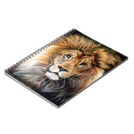 Bold Lion Spiral Notebook Notizblock