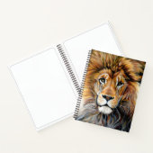 Bold Lion Spiral Sketch Pad Notizblock (Innenseite)