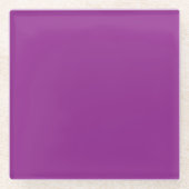 Bold Magenta Wedding Einladung mit Minimalstil Glasuntersetzer (Vorderseite)