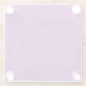 Bold Magenta Wedding Einladung mit Minimalstil Glasuntersetzer (Rückseite)