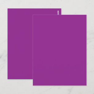 Bold Magenta Wedding Einladung mit Minimalstil Postkarte