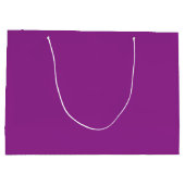 Bold Magenta Wedding Invite with Minimal Style Große Geschenktüte (Rückseite)