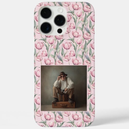 Bold Maid Of Honor Gift Tulip Photo  Case-Mate iPhone Hülle (Rückseite)