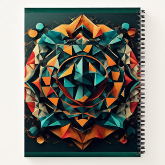 Bold Mandala-Inspiriert Notebook Notizblock