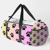 Bold Mandala Tie Dye Gear Monogram Personalize Duffle Bag (Rechte Ecke)