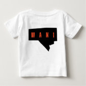 Bold Manitoba Typography Map Shirt (Rückseite)