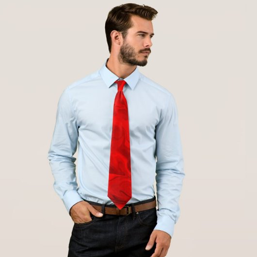 Bold Marble Swirl Red Krawatte