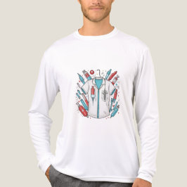 Bold Medical Sweatshirt - Wings & Syringe Design Tri-Blend Shirt