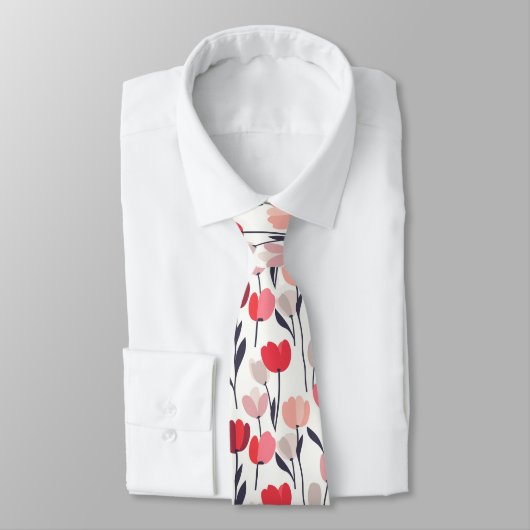Bold Menswear Ties Tulip Flower Krawatte (Gebunden)