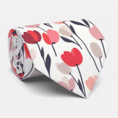 Bold Menswear Ties Tulip Flower Krawatte (Gerollt)