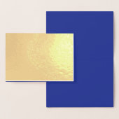 Bold Minimal Wedding Einladung in Deep Blue (Anzeige)