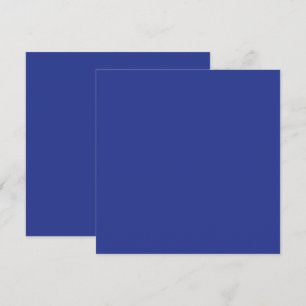 Bold Minimal Wedding Einladung in Deep Blue