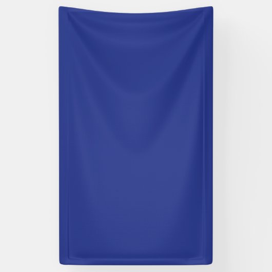 Bold Minimal Wedding Einladung in Deep Blue Banner (Vertikal)