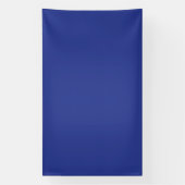 Bold Minimal Wedding Einladung in Deep Blue Banner (Vertikal)