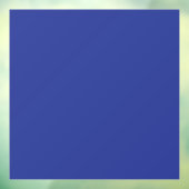 Bold Minimal Wedding Einladung in Deep Blue Fensteraufkleber (Blatt 3)