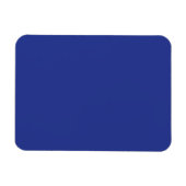 Bold Minimal Wedding Einladung in Deep Blue Magnet (Horizontal)