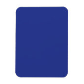 Bold Minimal Wedding Einladung in Deep Blue Magnet (Vertikal)