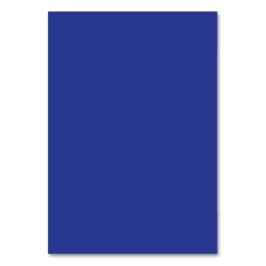 Bold Minimal Wedding Einladung in Deep Blue Tischnummer