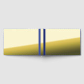 Bold Minimal Wedding Invite in Deep Blue Gästebuch (Voll)