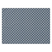 Bold Minimalist Poppy Textured Floral Blue Tischdecke
