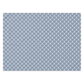 Bold Minimalist Poppy Textured Floral Blue Tischdecke (Vorderseite (Horizontal))