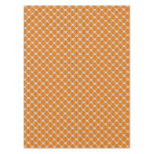 Bold Minimalist Poppy Textured Floral Orange Tischdecke (Vorderseite)