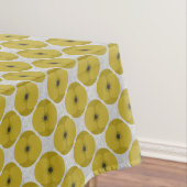 Bold Minimalist Poppy Textured Floral Yellow Tischdecke (Beispiel)