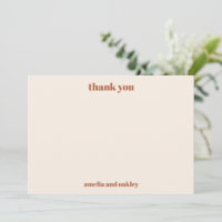 Bold Minimalistisch Boho Rust Retro Custom Wedding