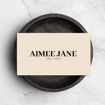 Bold Minimalistisch Luxury Boutique Dark Ivory