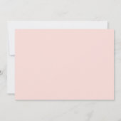 Bold & Minimalistisch Retro Script Red & Pink Wedd Dankeskarte (Rückseite)