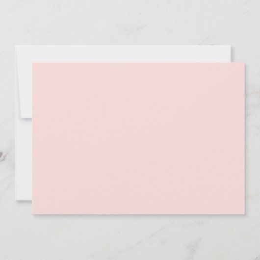 Bold & Minimalistisch Retro Script Red & Pink Wedd Dankeskarte (Rückseite)