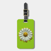 Bold MOD Daisy Blume - Floral Spring Summer Green Gepäckanhänger (Vorderseite vertikal)