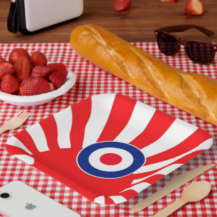 Bold MOD Target Roundel auf Burst Japan Pappteller