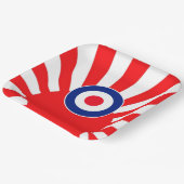 Bold MOD Target Roundel auf Burst Japan Pappteller (Gewinkelt)