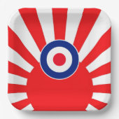 Bold MOD Target Roundel auf Burst Japan Pappteller (Vorderseite)