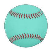 Bold Modern 3 White On Aqua Baseball (Vorderseite)