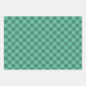 Bold Modern Checked Christmas Geschenkpapier Set (Vorderseite 2)
