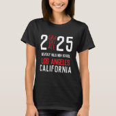 Bold Modern Class of 2025 Abschluss T-Shirt (Vorderseite)